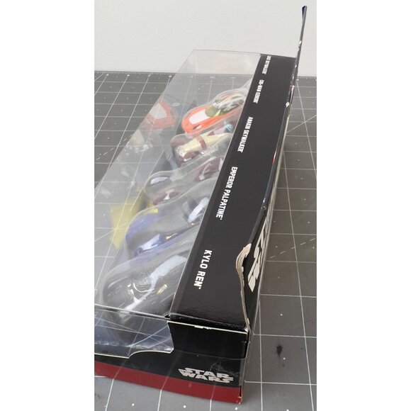 Star Wars Hot Wheels Light Side Vs. Dark Side 5-Pack 2-Sided Vehicle Anakin Obi- - Picture 10 of 11